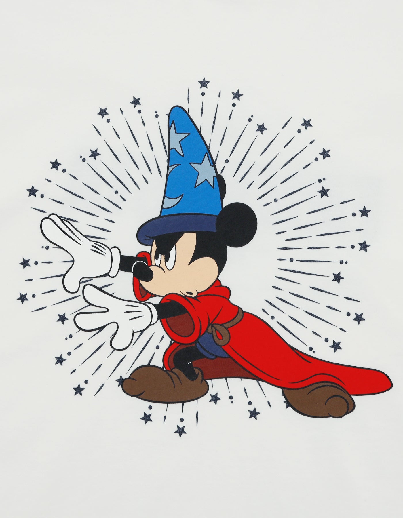 little sunny bite Disney collection / fantasia mickey mouse big tee / WHITE