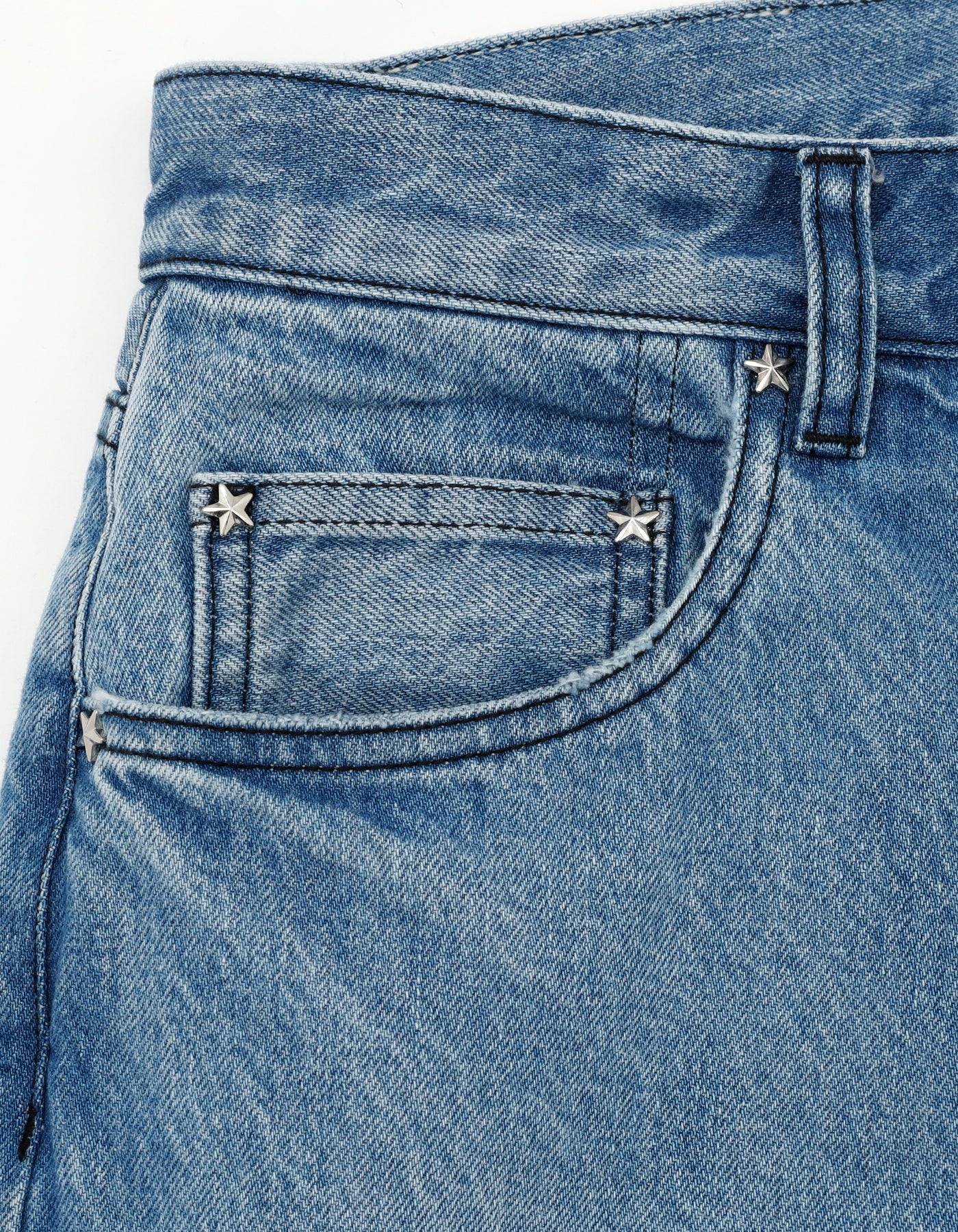 denim big pants / BLUE