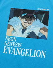 Load image into Gallery viewer, evangelion x little sunny bite big tee / BLUE