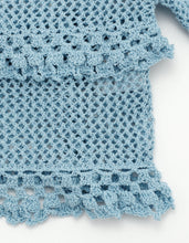 Load image into Gallery viewer, knit cardigan / BLUE