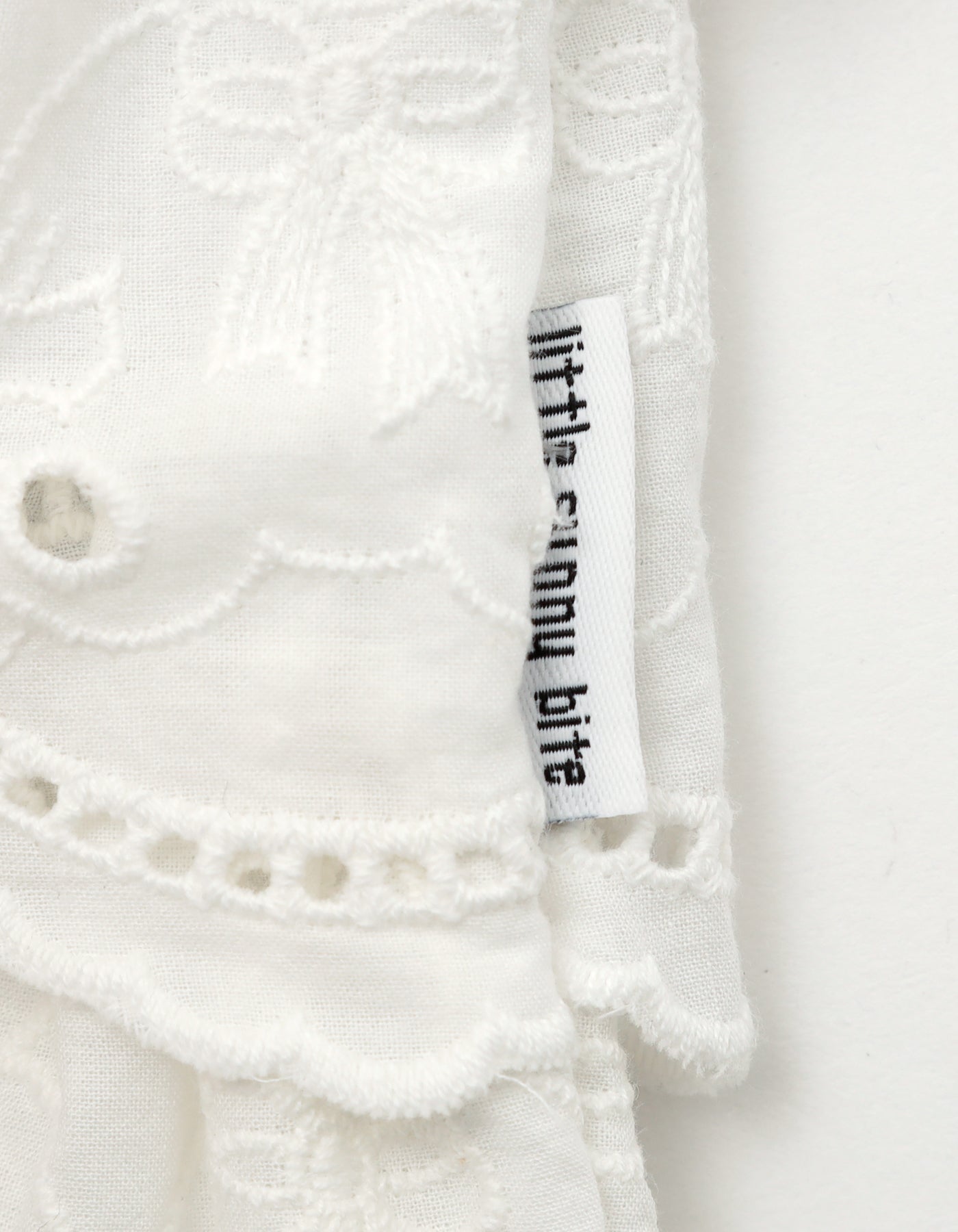 bear lace bag / WHITE