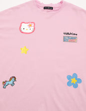 Load image into Gallery viewer, hello kitty x little sunny bite frill long tee / PINK
