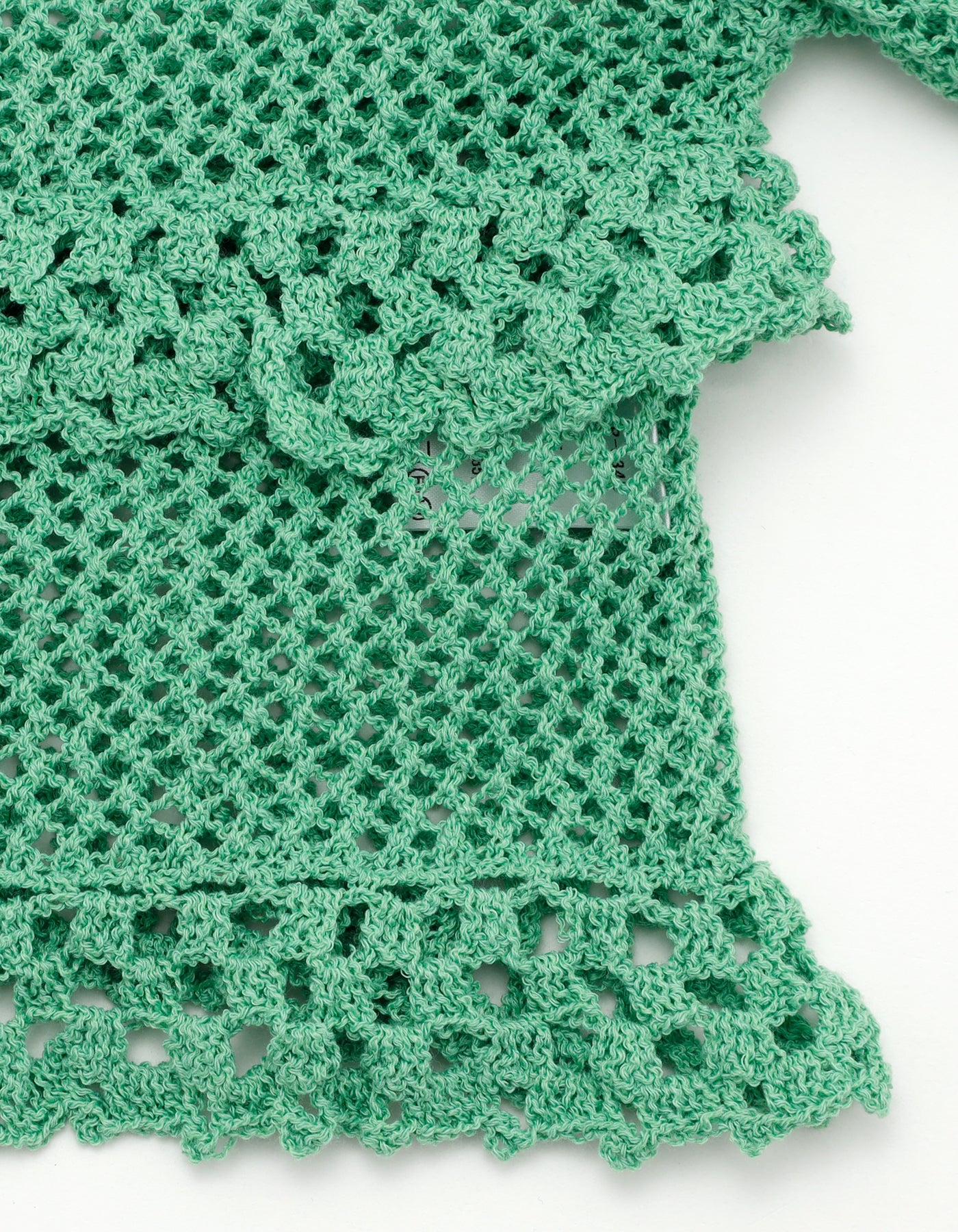 knit cardigan / GREEN