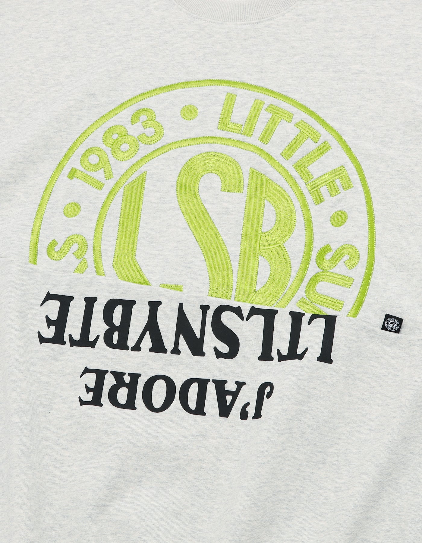 logo sweat dress / GRAY