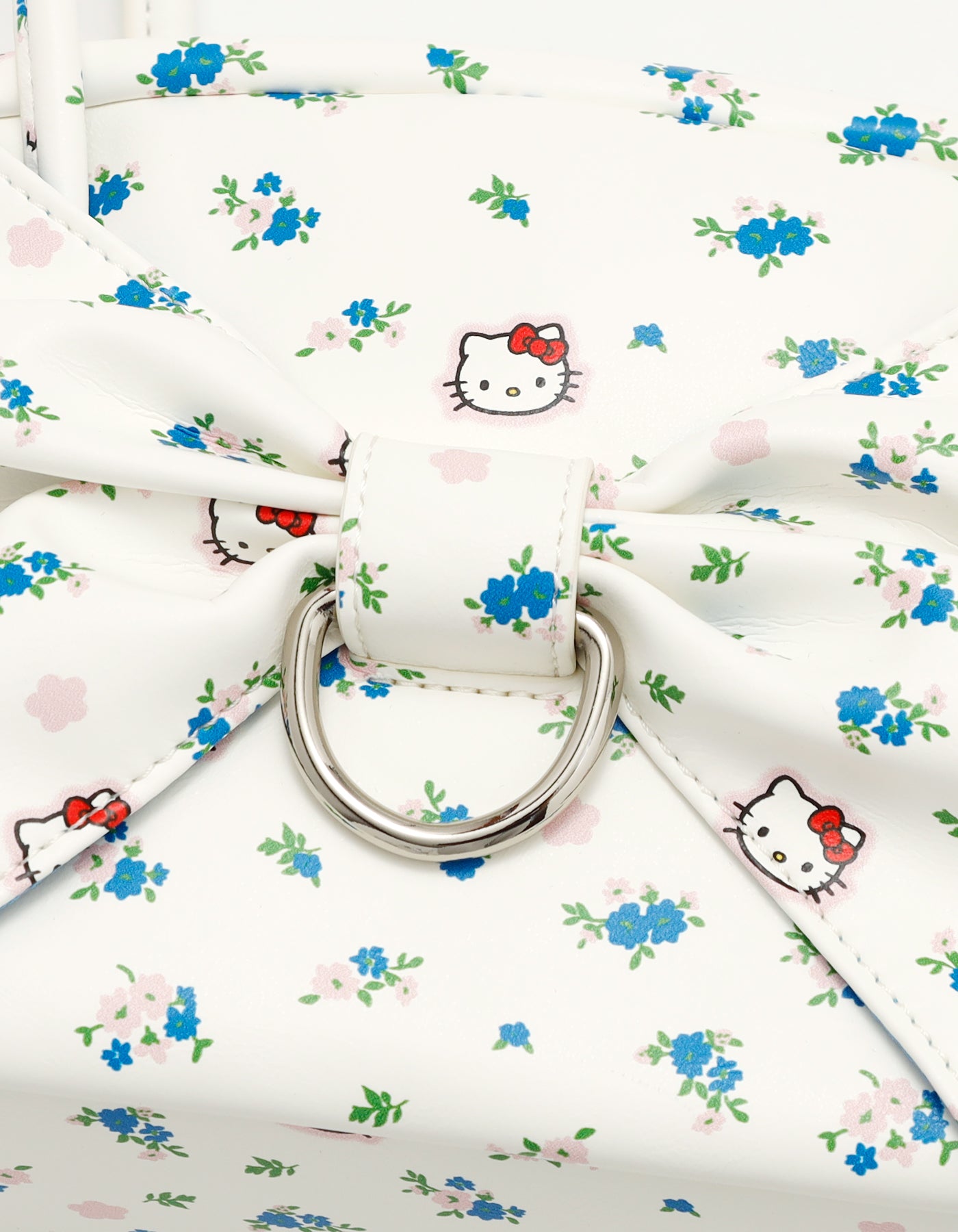 hello kitty x little sunny bite ribbon bag / WHITE