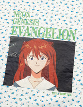 Load image into Gallery viewer, evangelion x little sunny bite floral fake layered long tee / WHITE