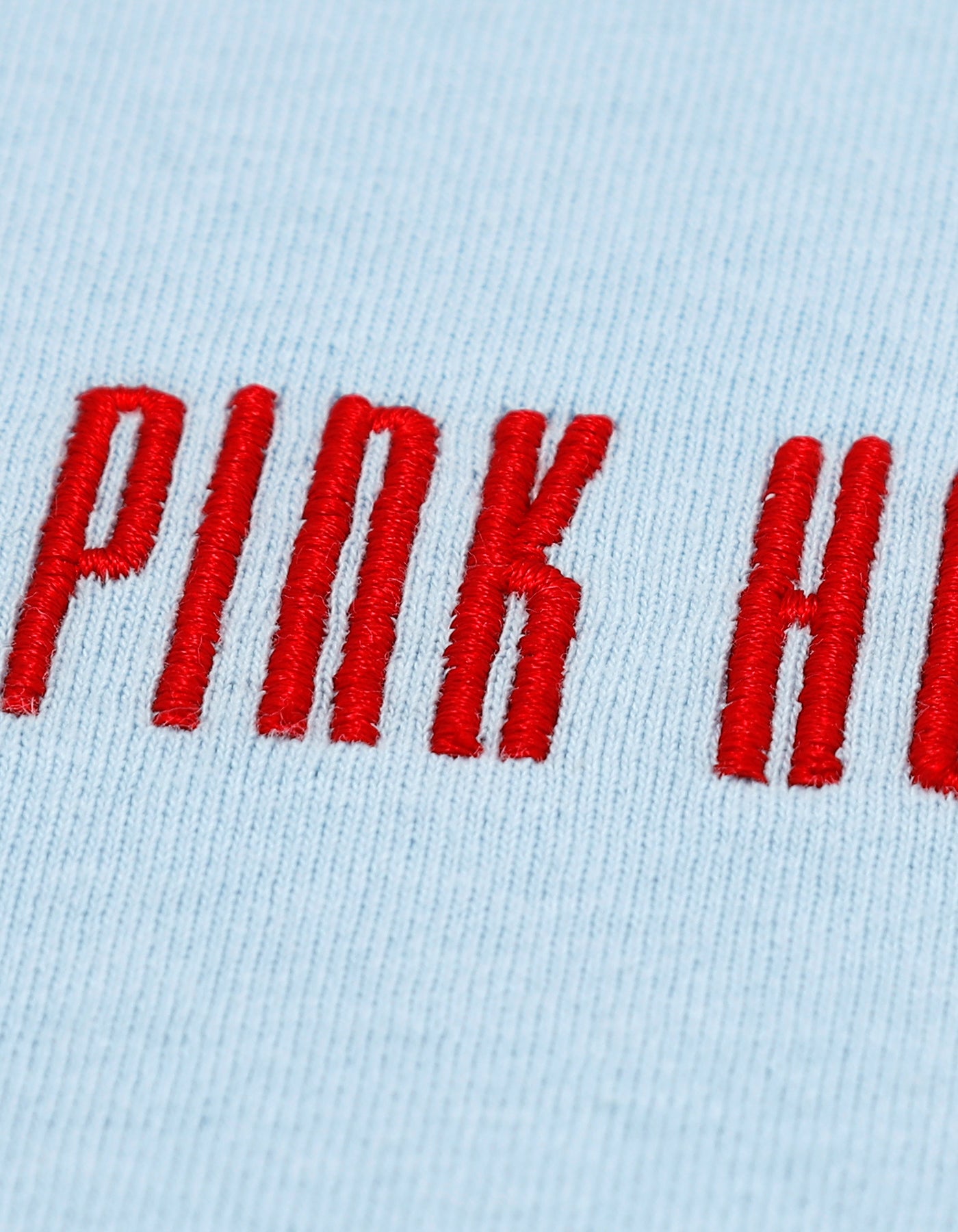 little sunny bite と pink house frill collar long tee / SAX