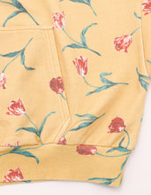 画像をギャラリービューアに読み込む, little sunny bite と pink house tulip print logo hoodie / YELLOW