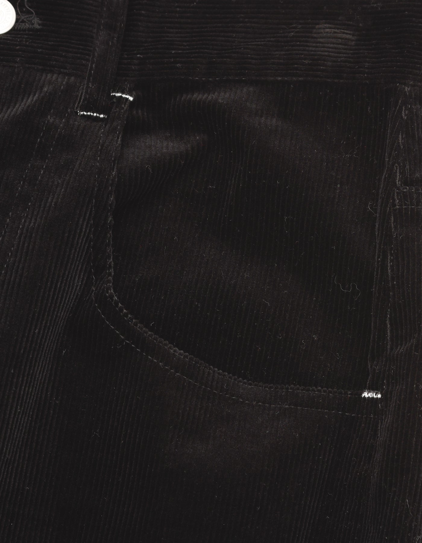 corduroy pants / BLACK