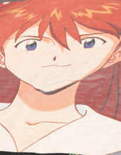 Load image into Gallery viewer, evangelion x little sunny bite floral fake layered long tee / BLACK