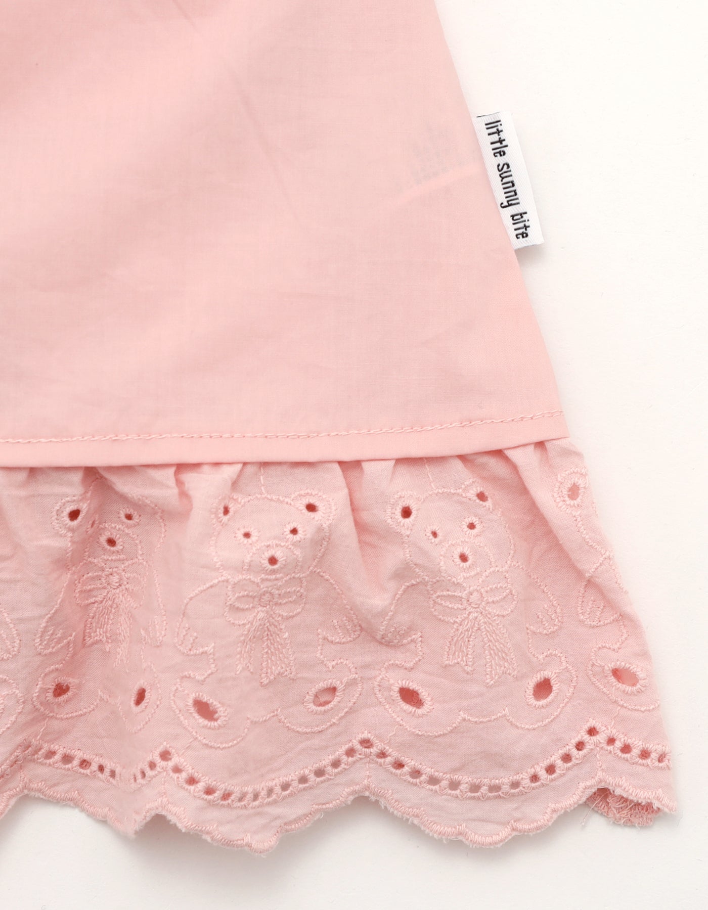 bear lace dress / PINK