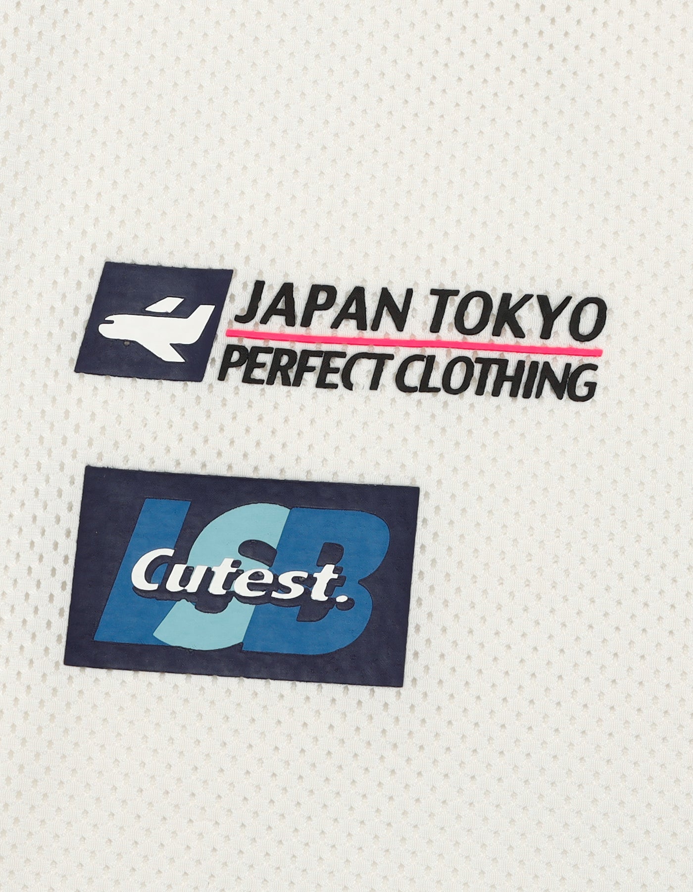 sporty mesh big tee / WHITE