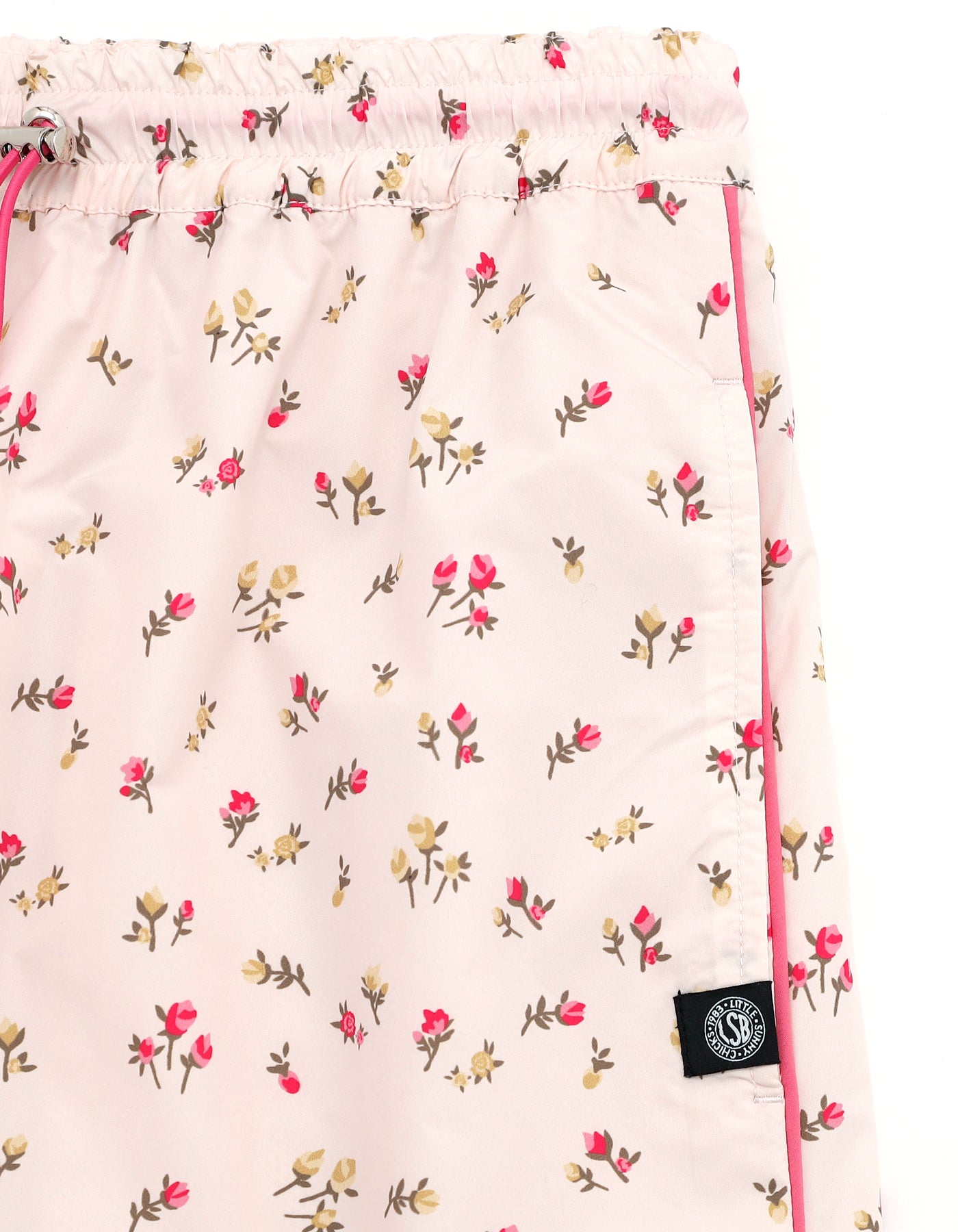 floral nylon pants / PINK