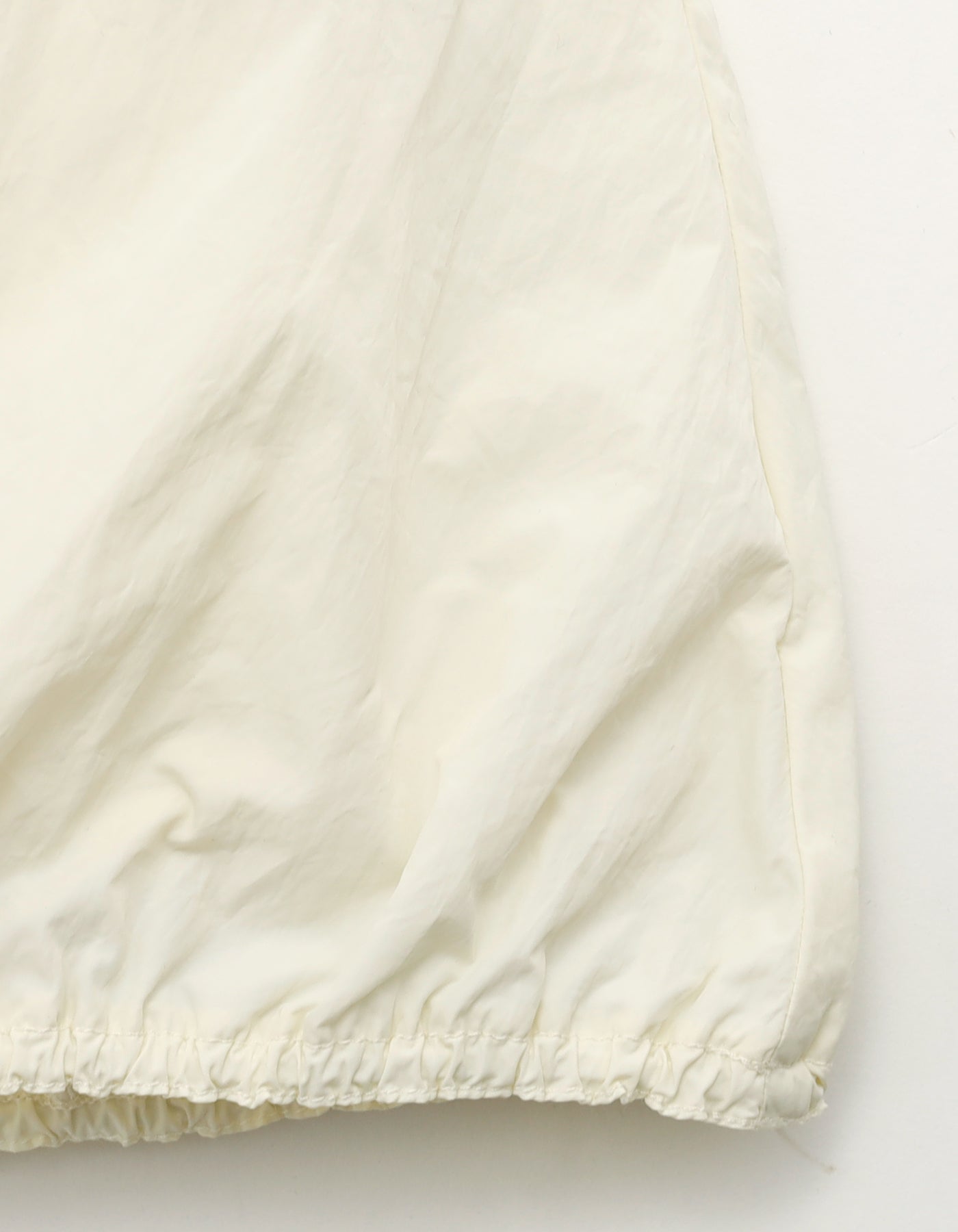 nylon mini dress / WHITE