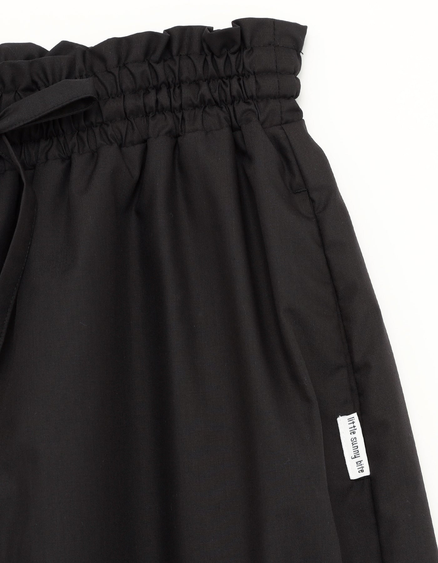 bear lace pants / BLACK
