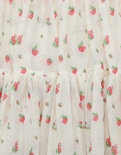 Load image into Gallery viewer, original floral tulle dress / WHITE