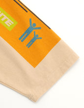 Load image into Gallery viewer, mushroom graphic long tee / BEIGE