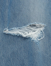 Load image into Gallery viewer, denim big pants / BLUE