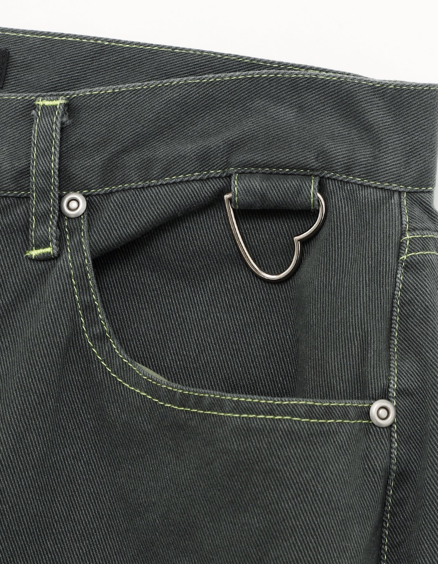 twill pants / BLACK