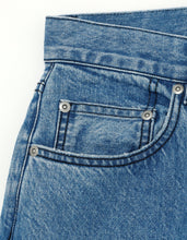 Load image into Gallery viewer, denim ribbon pants / BLUE
