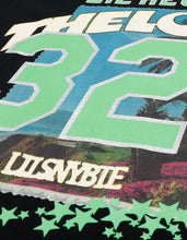 Load image into Gallery viewer, 32 love long tee / BLACK