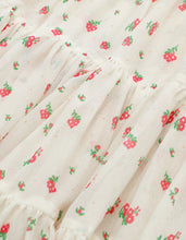 Load image into Gallery viewer, original floral tulle dress / WHITE