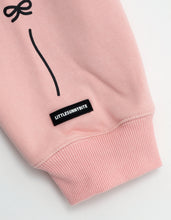 Load image into Gallery viewer, short ribbon sweat hoodie / PINK