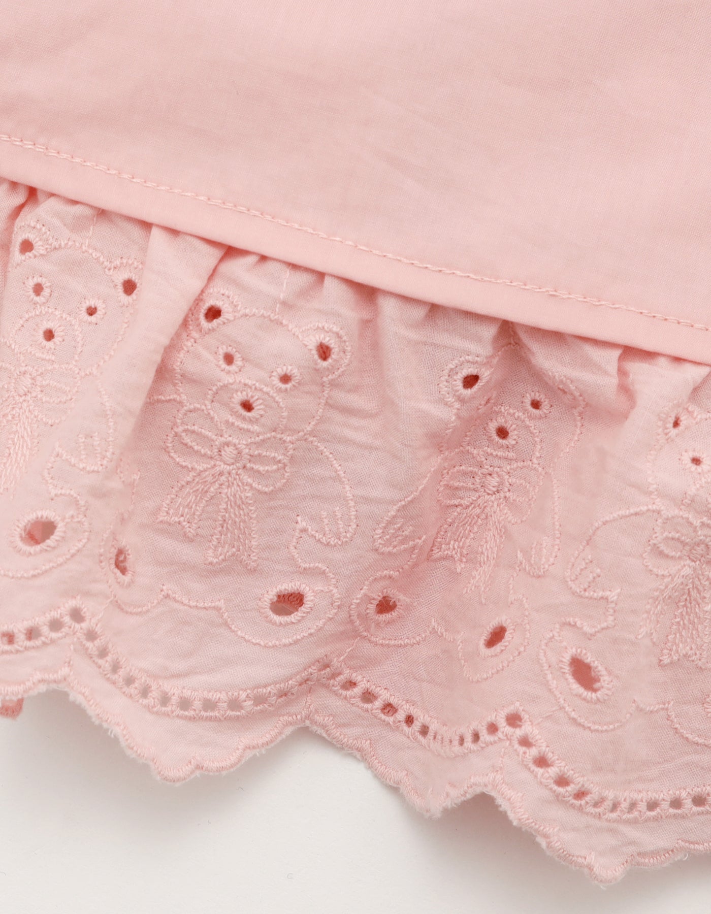 bear lace dress / PINK