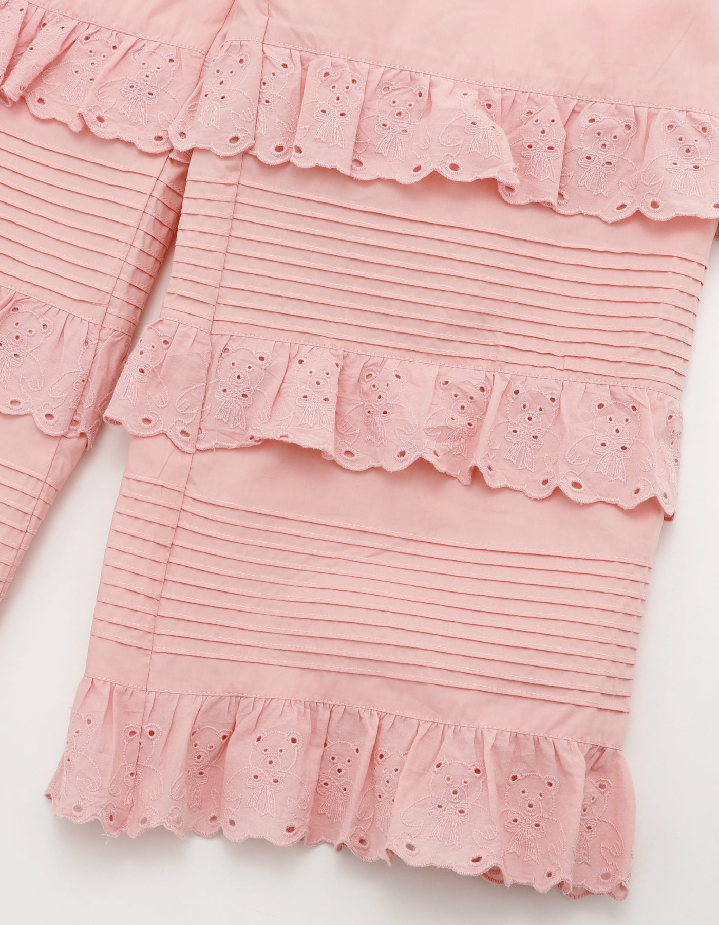 bear lace pants / PINK