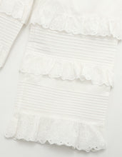 Load image into Gallery viewer, bear lace pants / WHITE