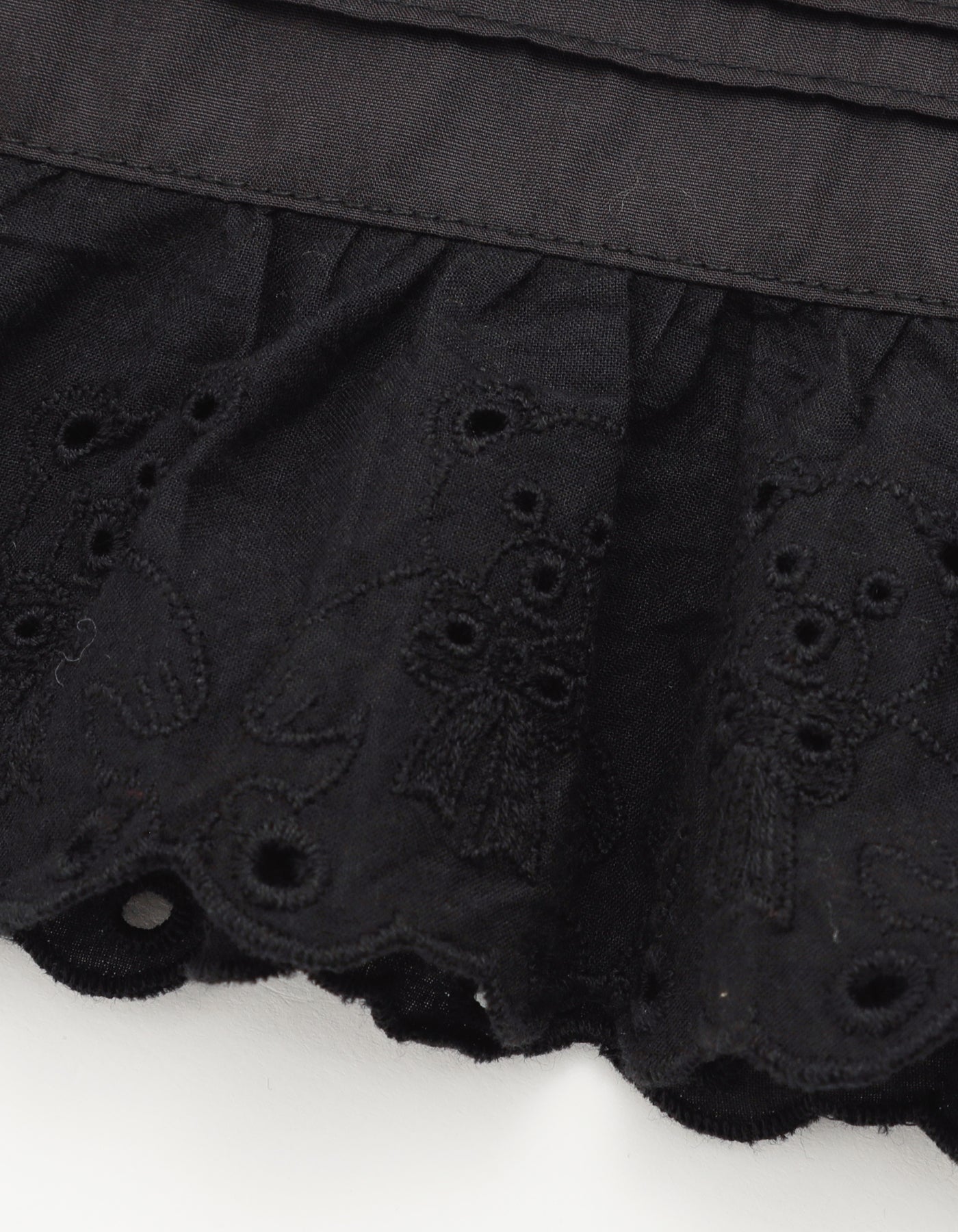 bear lace pants / BLACK