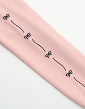 Load image into Gallery viewer, short ribbon sweat hoodie / PINK