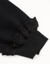 Load image into Gallery viewer, hello kitty x little sunny bite sweat top / BLACK
