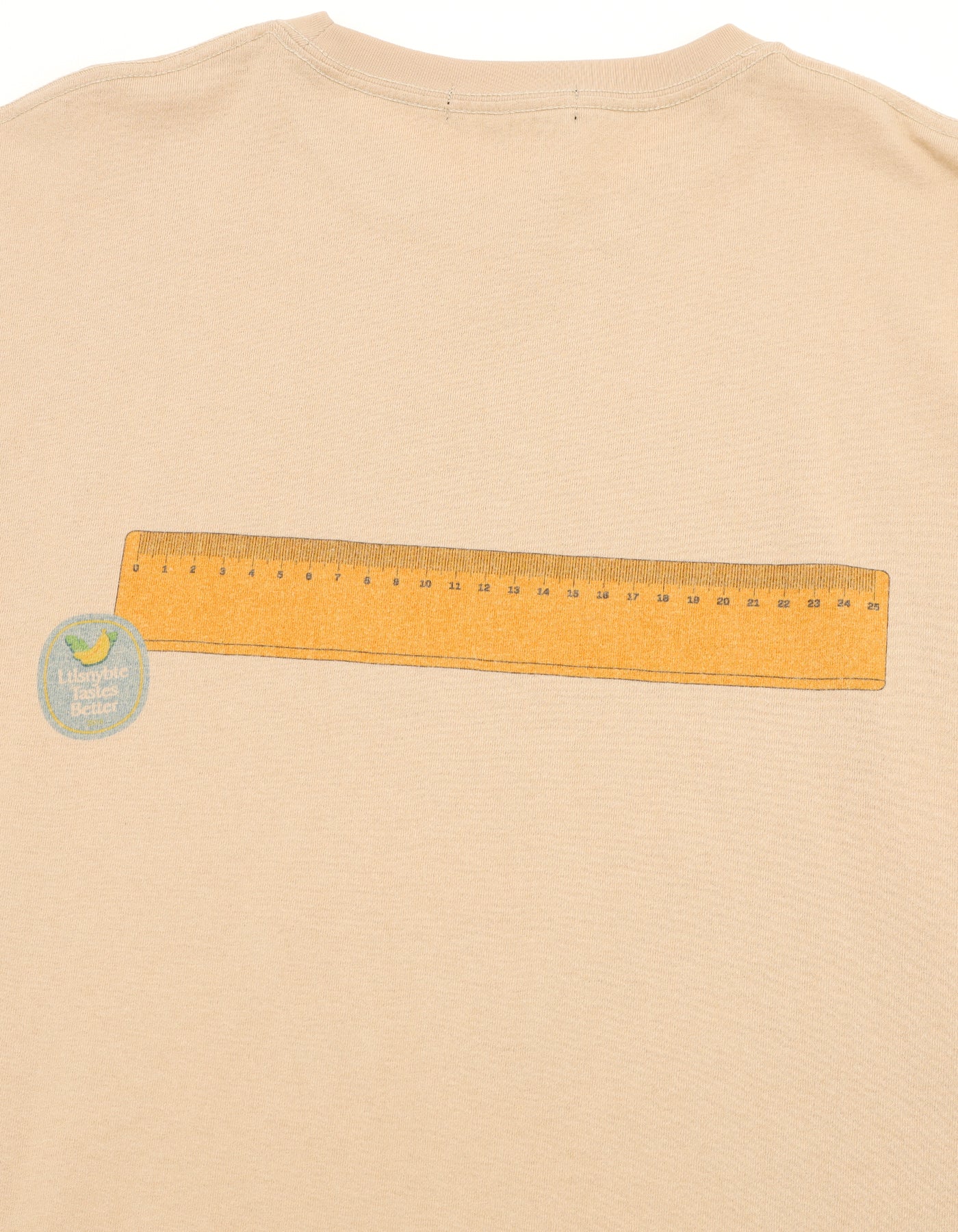 mushroom graphic long tee / BEIGE