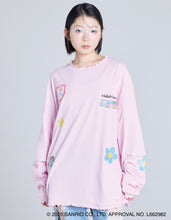 Load image into Gallery viewer, hello kitty x little sunny bite frill long tee / PINK