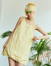 Load image into Gallery viewer, nylon mini dress / YELLOW