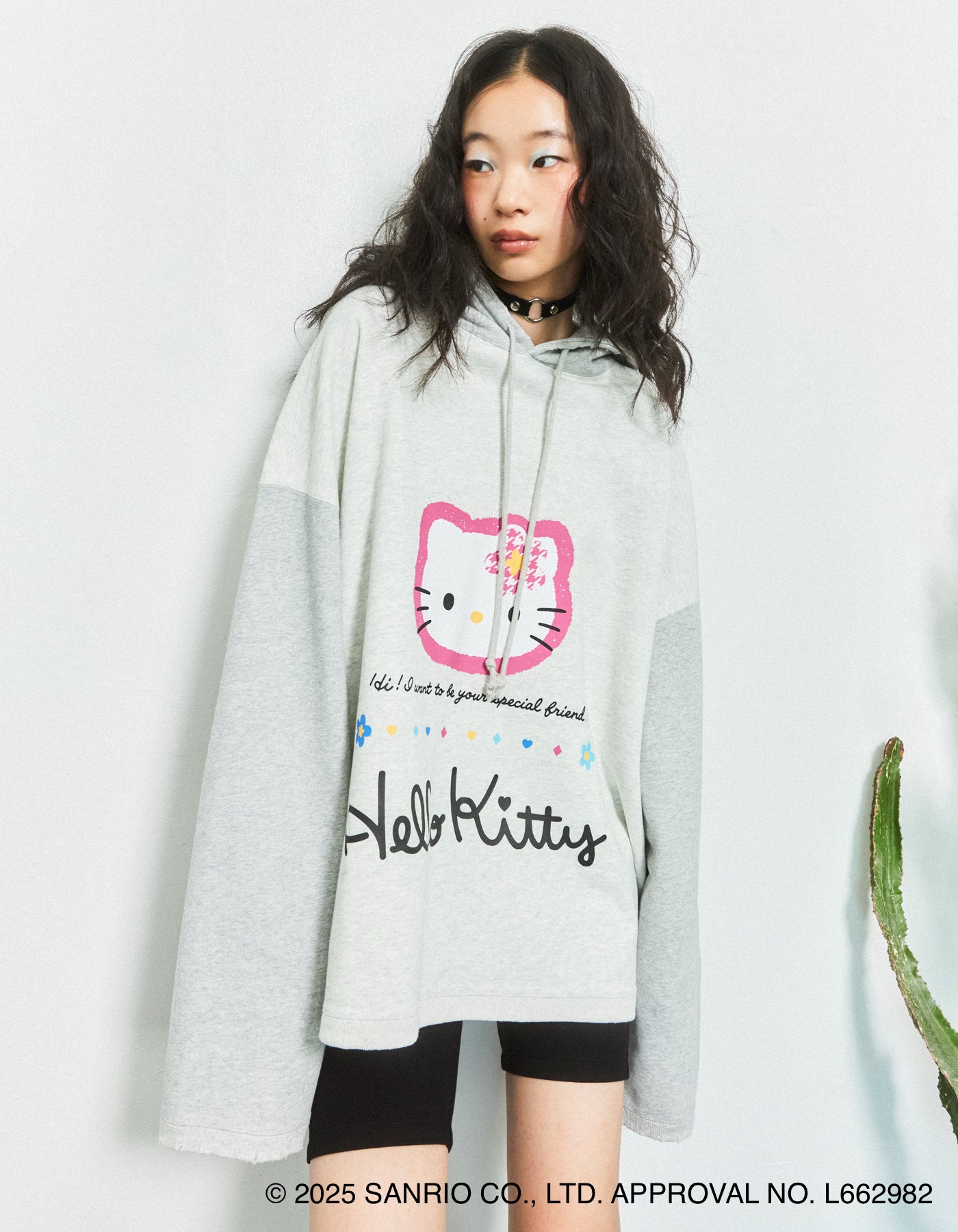 hello kitty x little sunny bite hoodie / GRAY