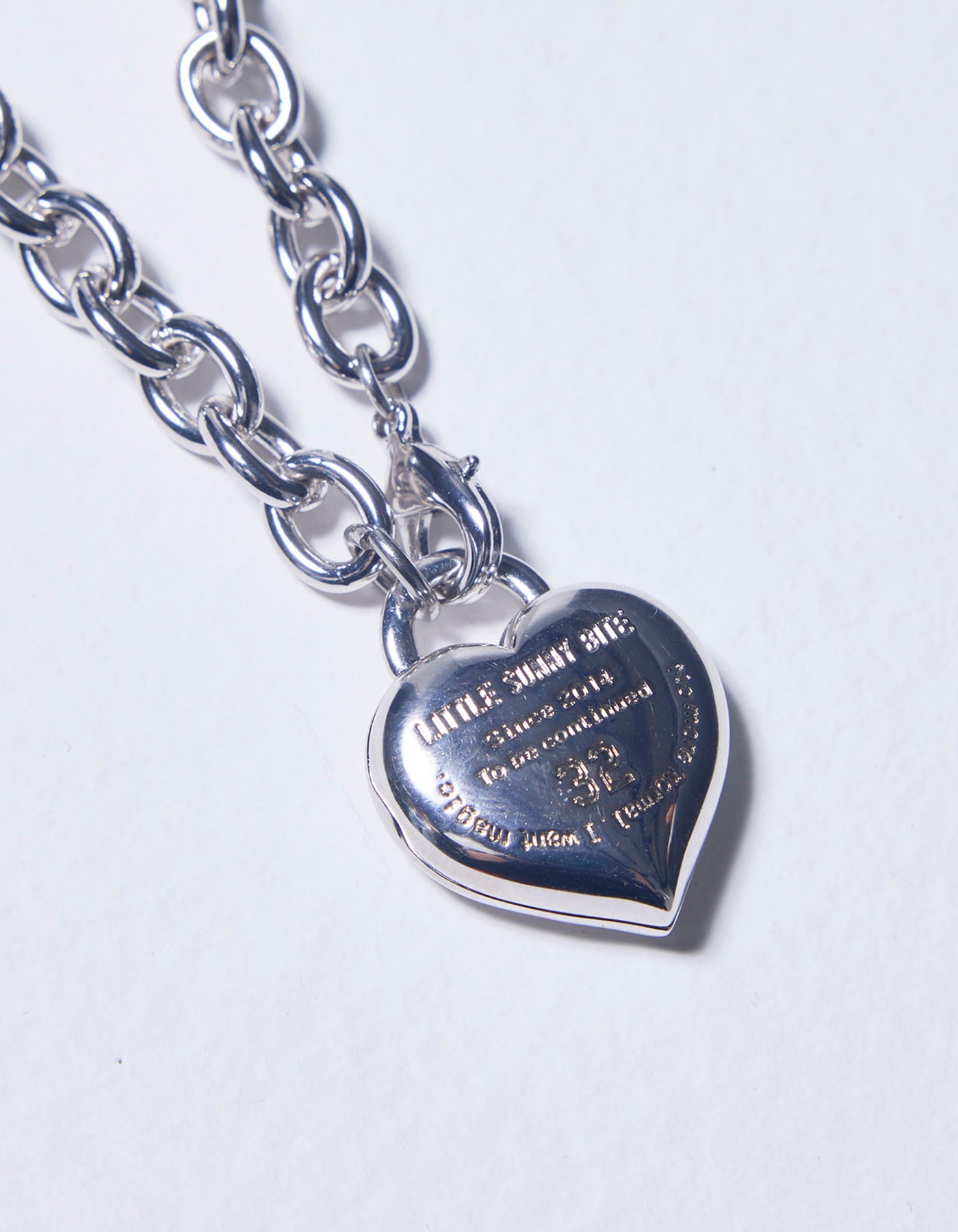 リトルサニーバイト　heart locket necklace / SILVER little sunny bite (リトルサニーバイト)heart locket necklace