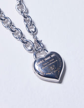 画像をギャラリービューアに読み込む, heart locket necklace / SILVER