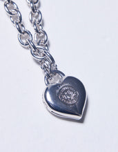 画像をギャラリービューアに読み込む, heart locket necklace / SILVER