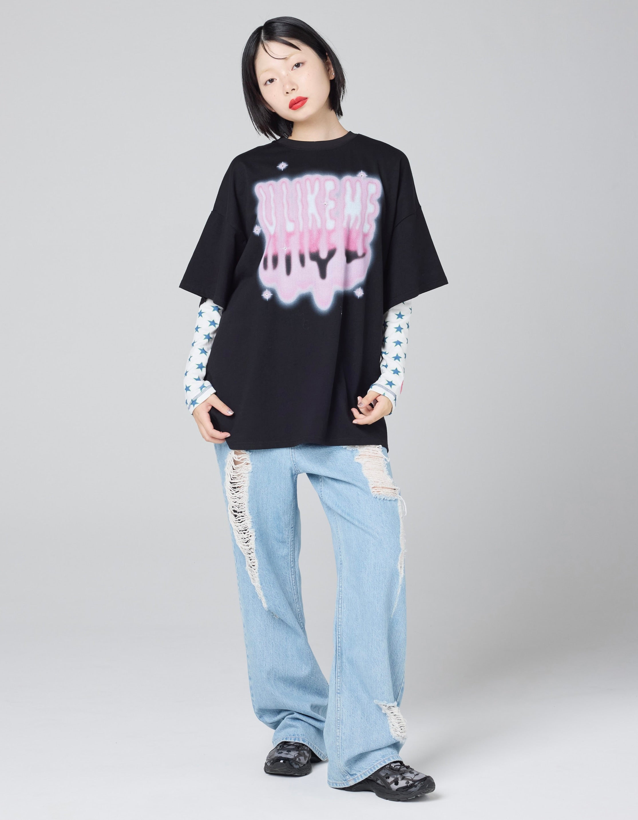 little sunny bite (リトルサニーバイト)big tee / BLACK – little