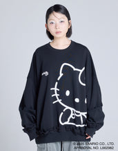 画像をギャラリービューアに読み込む, hello kitty x little sunny bite sweat top / BLACK