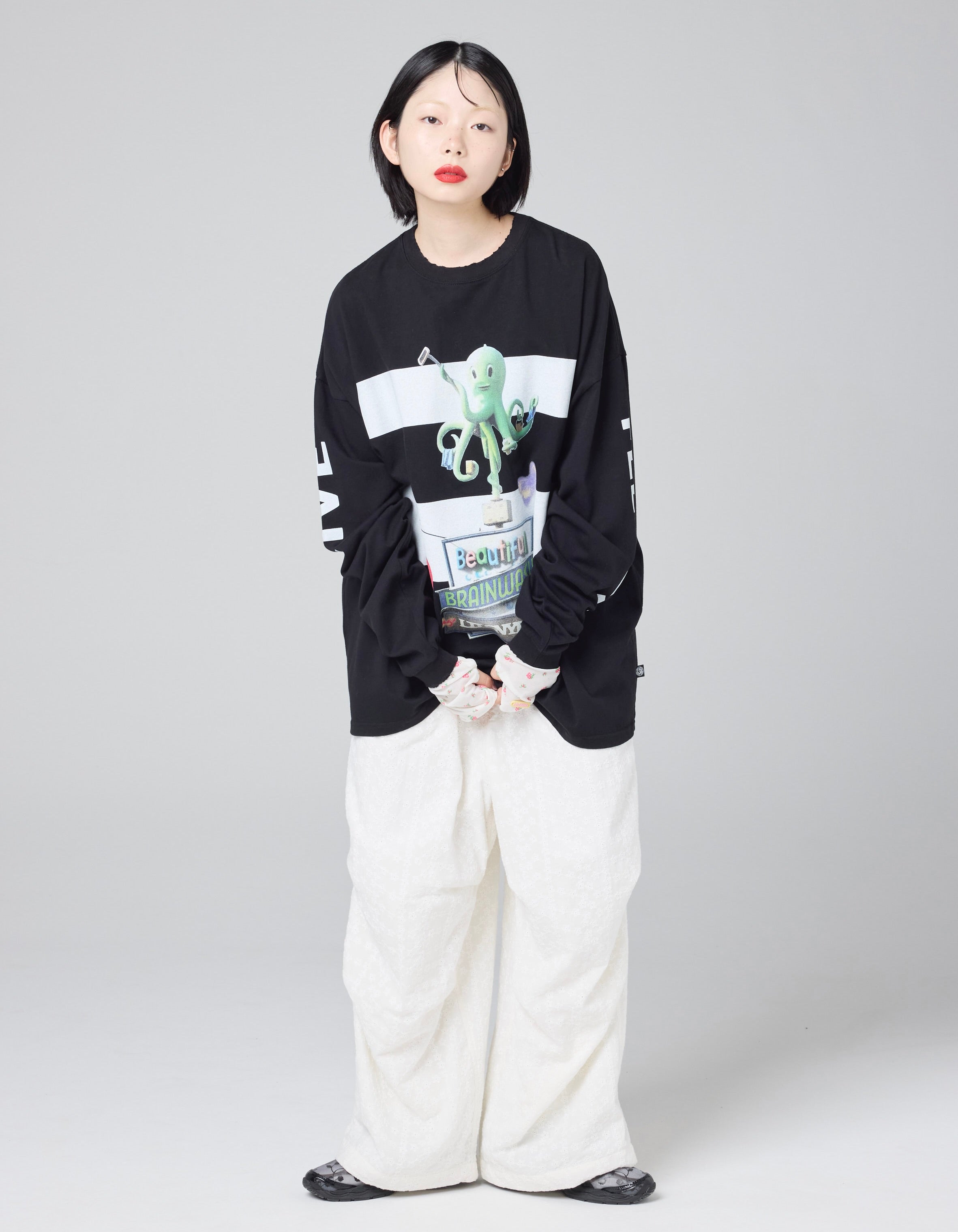 littlesunnybite リトルサニーバイト ロンT littlesunnybite/リトルサニーバイト/hello kitty x little sunny bite