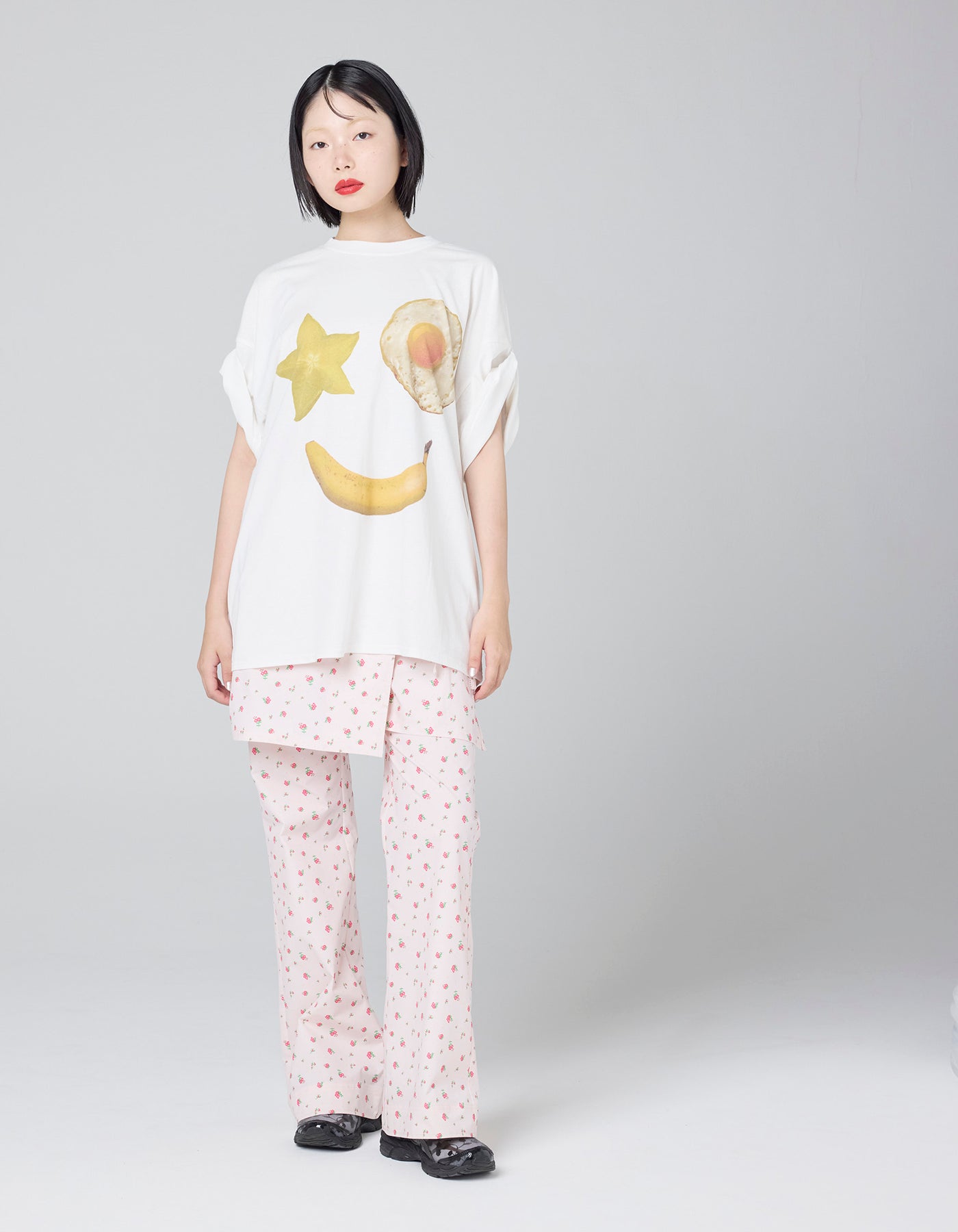 little sunny bite (リトルサニーバイト)smile tee / WHITE – little