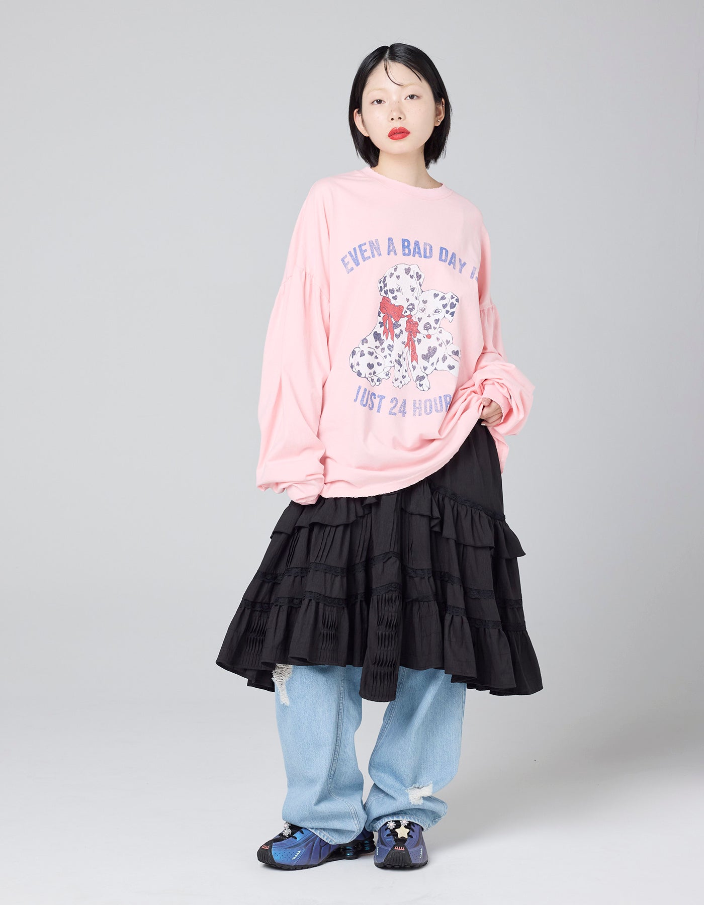 ネ*ん様 リトルサニーバイト little sunny bite ピンク ファー little sunny bite (リトルサニーバイト)animal long tee / PINK