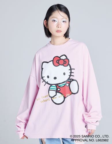 hello kitty x little sunny bite long tee / PINK