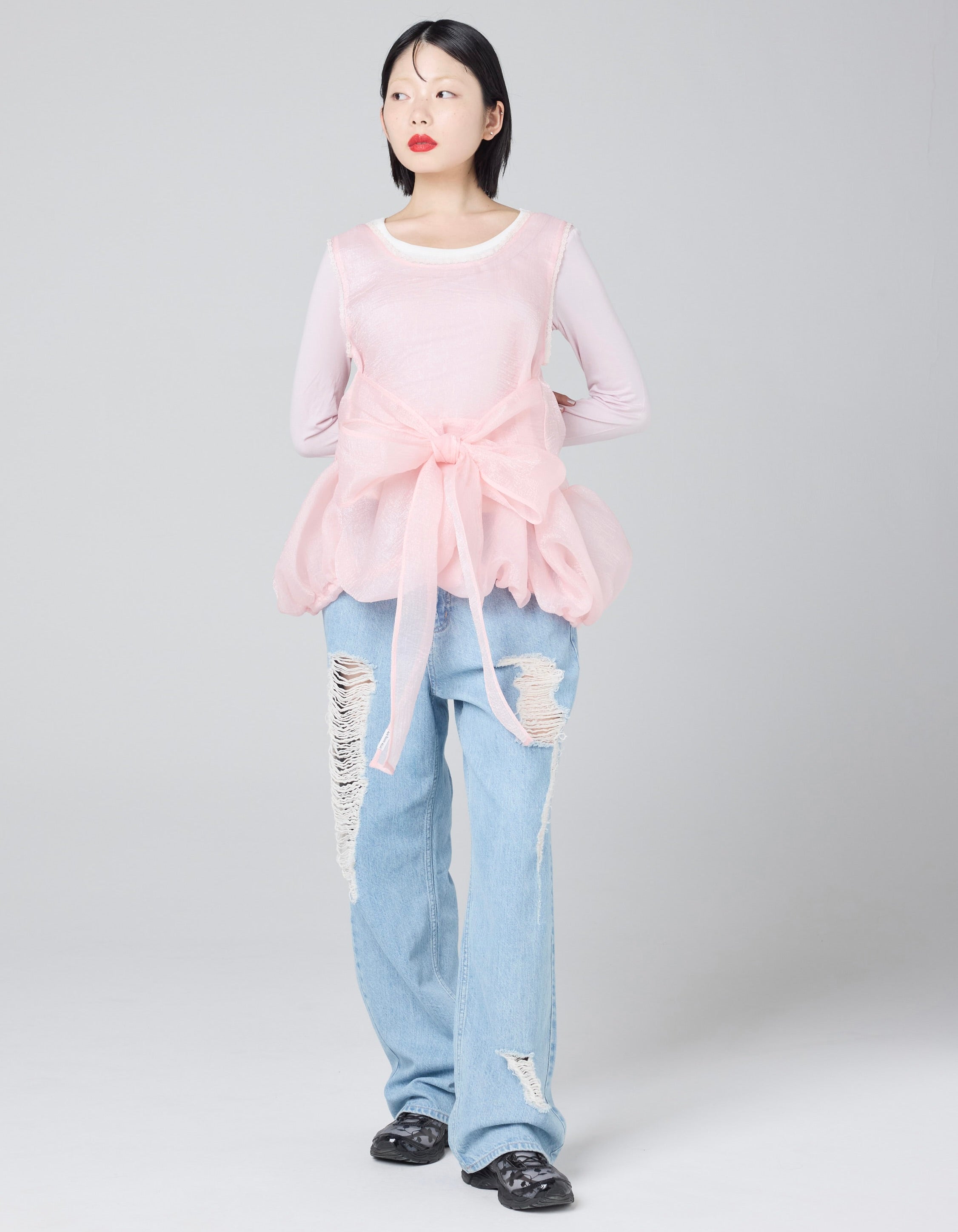 little sunny bite (リトルサニーバイト)mid dress / PINK – little