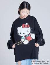 画像をギャラリービューアに読み込む, hello kitty x little sunny bite long tee / BLACK