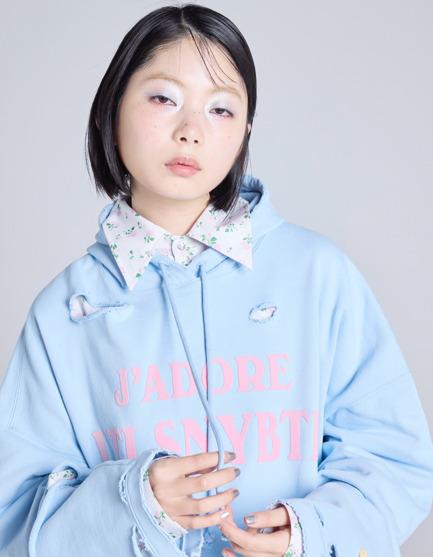Jadore LSB hoodie / BLUE