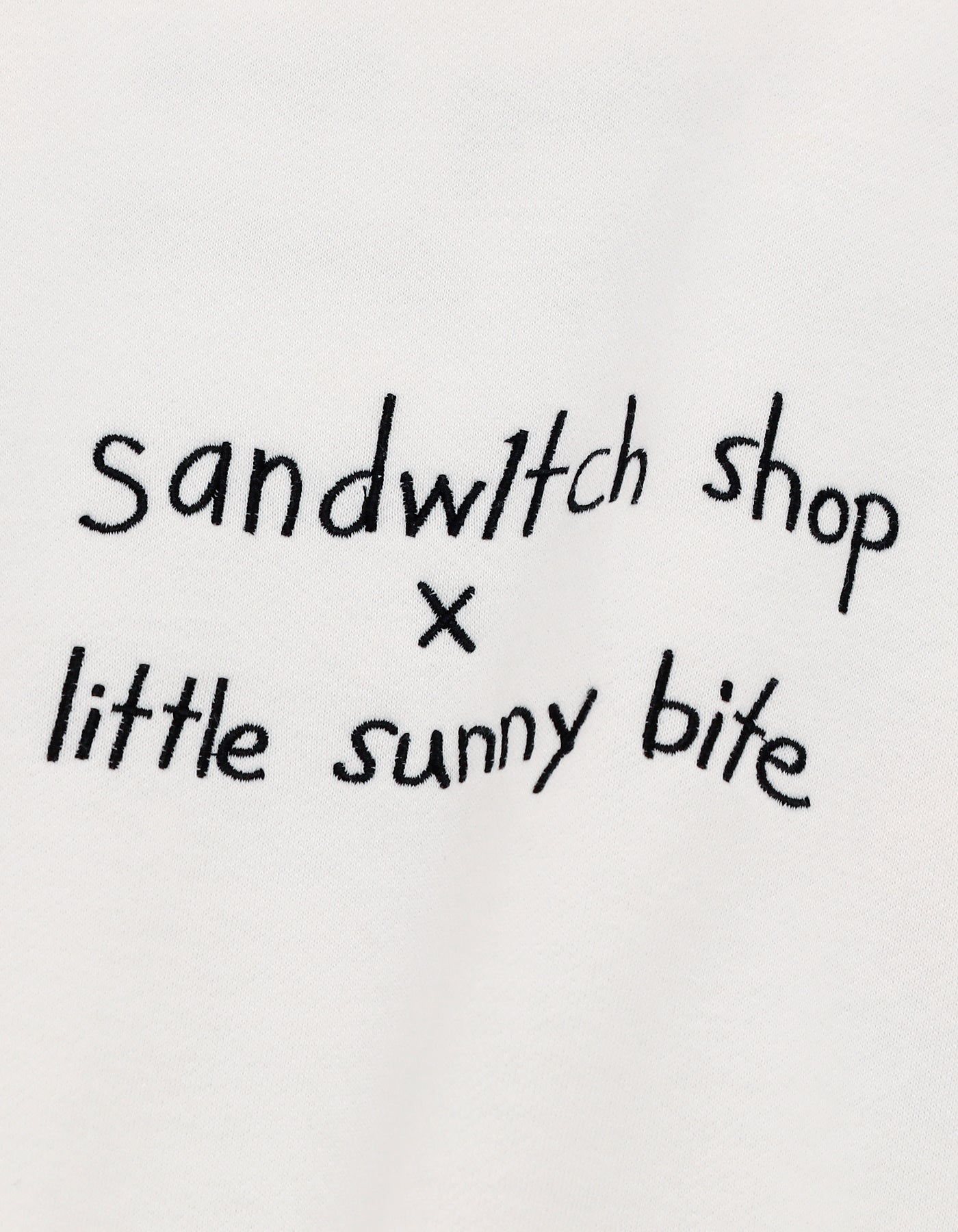 sandw1tch shop x little sunny bite pop band sweat top / WHITE